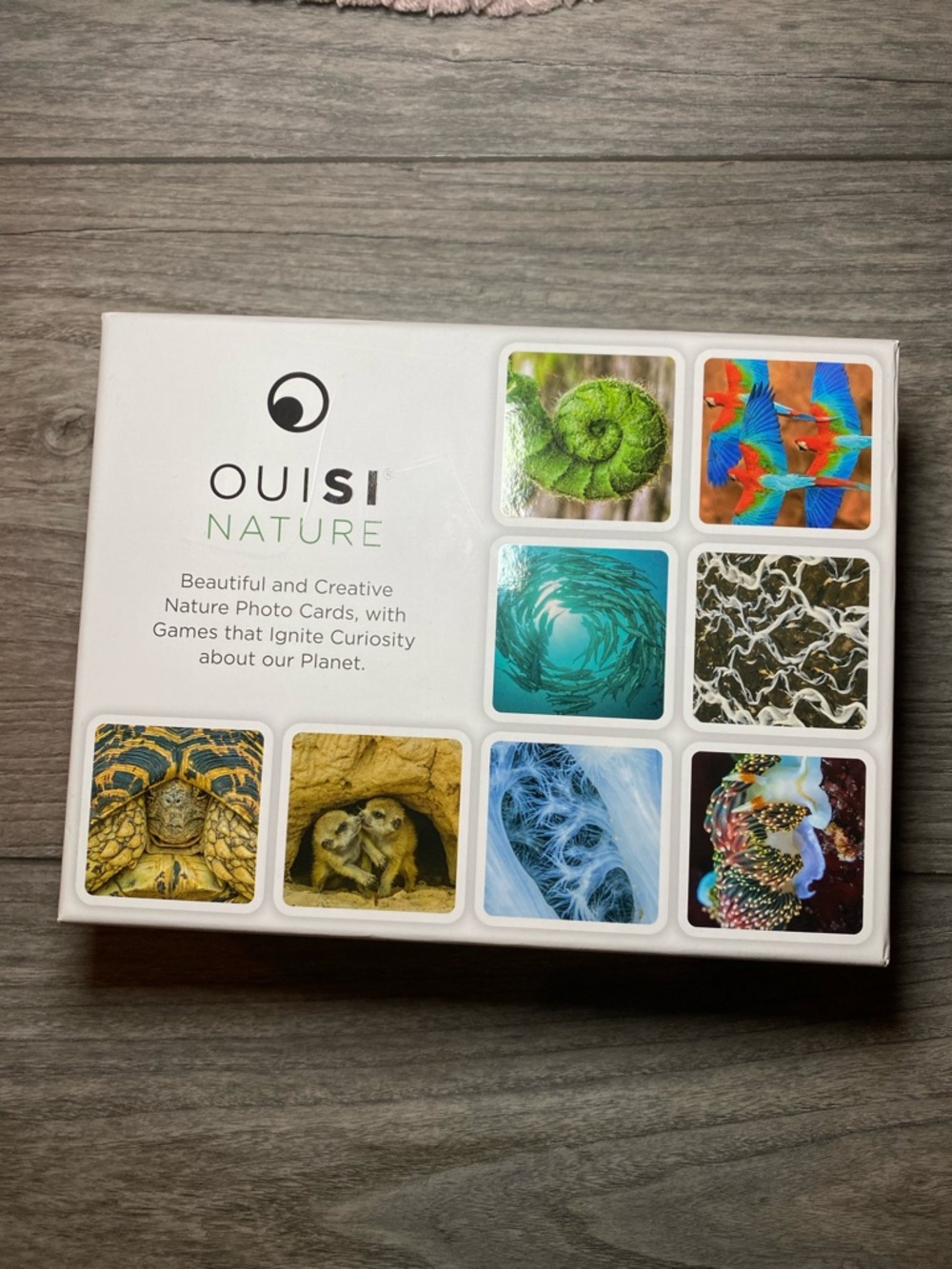 NIB OUISI NATURE Photo Card Game - Multicolor Nature Images